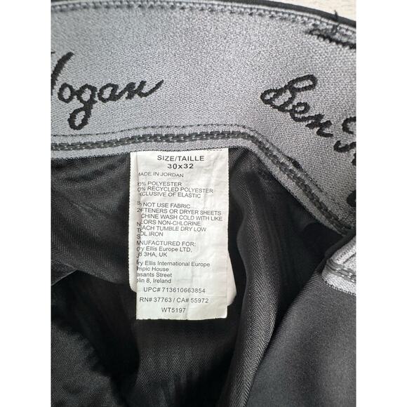 Ben Hogan Pants Mens 30x32 Black Performance Golf - Picture 6 of 7